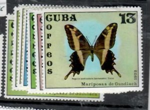 CUBA  BUTTERFLY  SET SC 1727-1733  MNH     P0216H