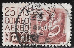 Mexico C220A: 25c Michoacan, Masks, used, VF