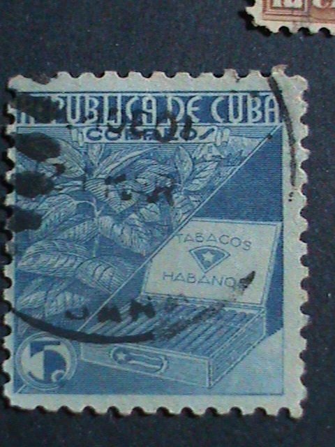 ​CUBA-1951 10 OVER 70 YEARS OLD CUBA FAMOUS USED STAMPS-SET-VERY FINE