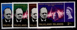 FALKLAND ISLANDS QEII SG223-226,  1966 Churchill commemoration set, NH MINT.