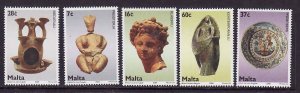 Malta-Sc#1233-7- id8-unused NH set-Archaeology-Ceramics-Terra-Cotta-2006-