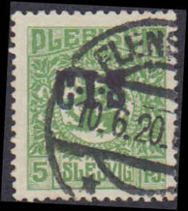 Schleswig #O2, Incomplete Set, 1920, Used