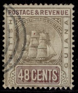 BRITISH GUIANA QV SG237a, 48c brownish grey & brown, USED. Cat £35.