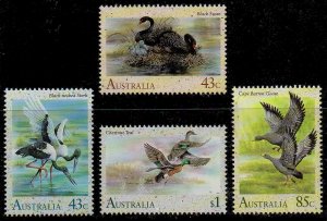 AUSTRALIA Sc. 1203-6 Water Birds 1991 MNH