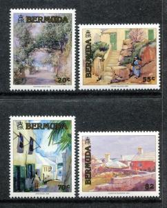 Bermuda 613-16 MNH Paintings 1991 by Prosper Senat Frank Alison Jack Bush x18445