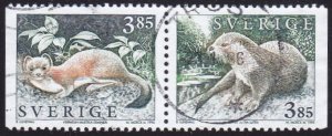 Sweden 1996 SG1851-54 Used pair