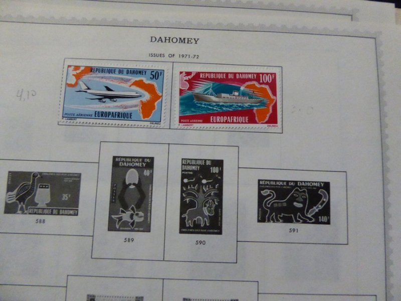 Dahomey 1899-1972 Fabulous Collection of Mint and Used Stamps