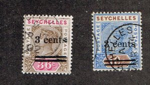 Seychelles  1901  29,31  Used