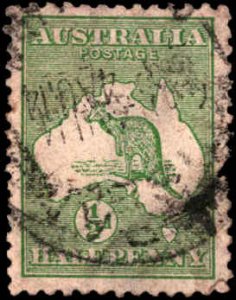 Australia #1, Incomplete Set, 1913, Used