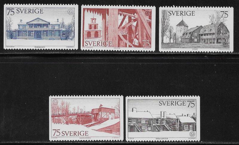 SWEDEN SC# 1124-8   FVF/MNH 1975