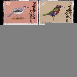 TOGO 1981 - Scott# 1107-10+C446-7 Birds Set of 6 NH