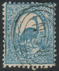  Australia - New South Wales #78 - Light Blue Emu - Used 