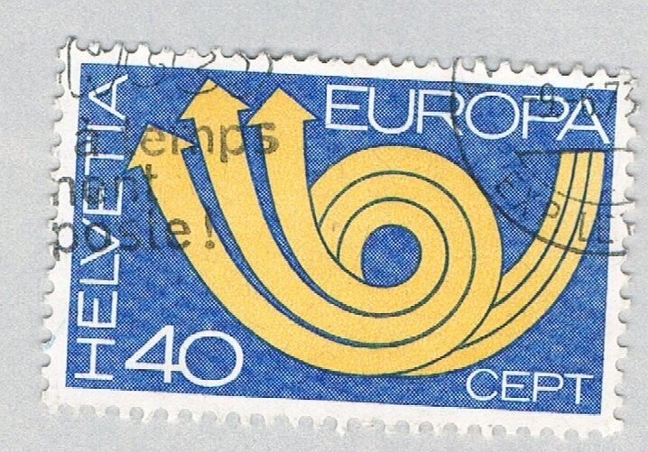 Switzerland Europa blue 40c (AP127126)