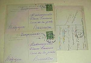 TUNISIA PICTURE CARDS 1907 x2,1912