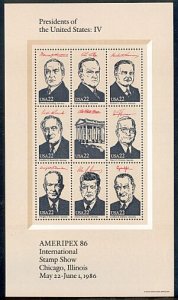 US Stamp #2219 MNH - Ameripex Complete Se-Tenant Full Sheet of 9