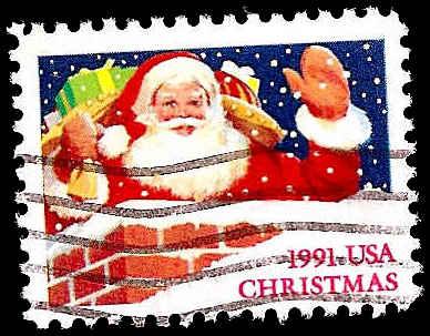 # 2579 USED SANTA CLAUS IN CHIMNEY