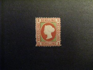 Heligoland #6 mint hinged genuine short perfs a23.2 8260