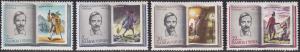 Samoa 308-311  Death of Robert Louis Stevenson 1969