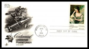 US 1530-1537 UPU Artcraft Set of Eight U/A FDC