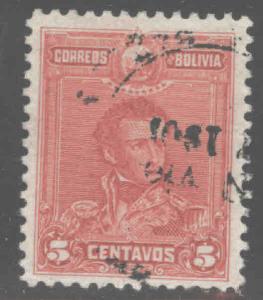 Bolivia Scott 62 Used 1901 stamp