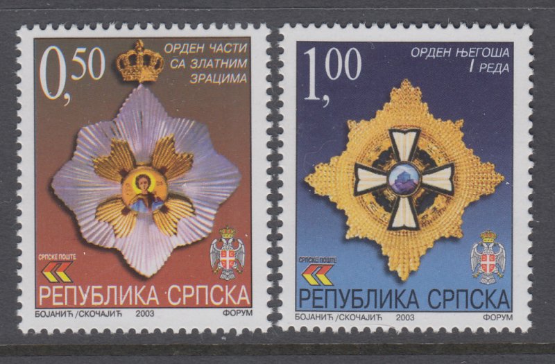 Bosnia and Herzegovina Serb Admin 206-207 MNH VF
