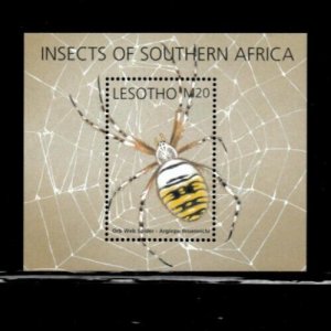 Lesotho 2002 - Insects of Africa  - Souvenir Stamp Sheet -   - MNH