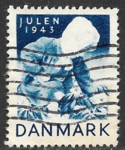 DENMARK 1943 Christmas Seal VFU