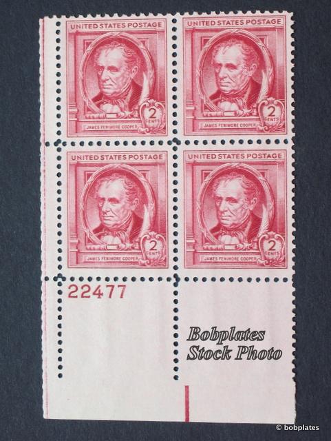 BOBPLATES US #860 Cooper Lower Left Plate Block 22478 F-VF NH SCV=$1.25 *