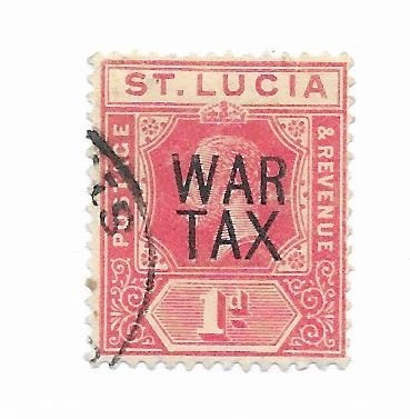St. Lucia #MR1 Used - Stamp - CAT VALUE $19.00