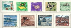 Jamaica #220-228 (U) CV $4.05