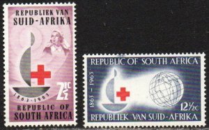 South Africa Sc #285-286 Mint Hinged