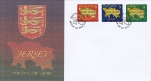 Jersey 2010  Set of 3, Island Heat Maps  set 3 on FDC