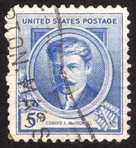 1940, US 5c, Edward A. MacDowell, Used, Sc 882