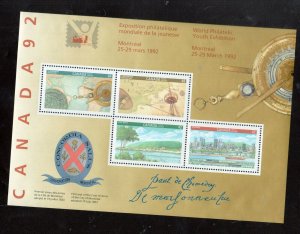 Canada #1407ai Very Fine Never Hinged Souvenir Sheet