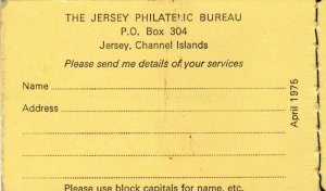 Jersey 1975 AVIATION HISTORY Booklet Perforated Mint (NH)