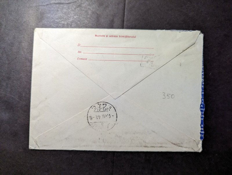 1941 Censored Romania Military Post Cover OPM104 to Bucharest