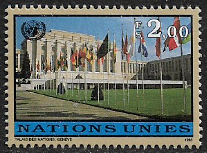 UN, Geneva #317 MNH Stamp - Palais de Nations