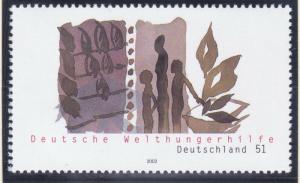 Germany 2168 MNH 2002 World Hunger Help Issue Very Fine