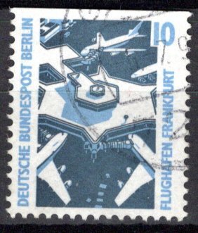 Germany Berlin Scott # 9N544, used, variation from booklet pane, Mi # 798C