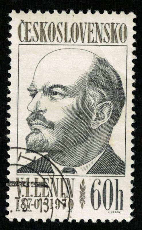 1970 Lenin, 60 h, Czechoslovakia (Т-5942)