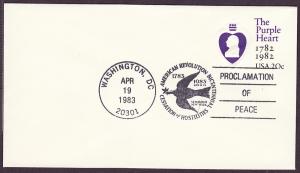 U603 American Revolution Bicentennial uncacheted event cover