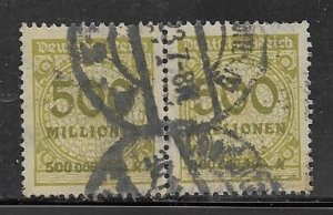 Germany Sc.# 293 Used pair