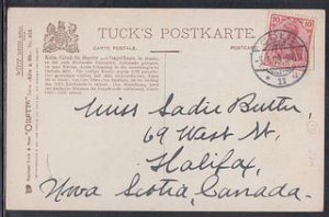 Germany - Koln May 1909 Post Card to Canada #3