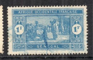 French Senegal 1914 Early Issue Fine Used 1F. NW-231074