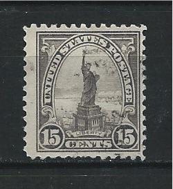 Scott # 566 used single
