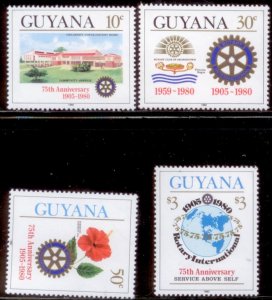 Guyana 1980 SC# 318-21 MNH-OG E28