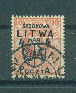 Central Lithuania sc# 14 used cat value $52.50