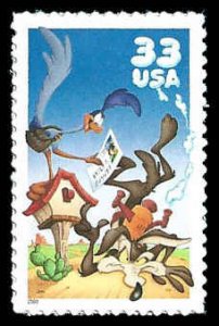 PCBstamps   US #3392a 33c Road Runner/Wile Coyote, MNH, (6)