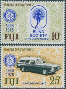 Fiji 1976 SG530-531 Rotary set MNH