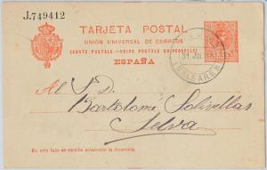 58436  -  SPAIN  - POSTAL HISTORY: STATIONERY CARD from San Juan  BALEARES 1916